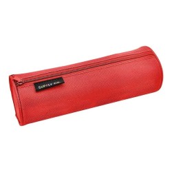 pencil pouch available in red , blue and green